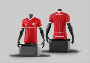 Camiseta internacional vermelha DryFit Supreme Camiseta Personalizada Proteção Uv50  Gola Redonda