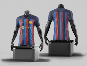 Camiseta Barcelona DryFit Supreme Camiseta Personalizada Proteção Uv50  Gola V