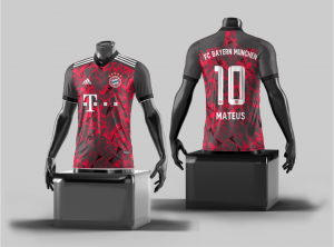 Camiseta FC Bayern München DryFit Supreme Camiseta Personalizada Proteção Uv50  Gola V