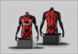 Camiseta Ajax DryFit Supreme Camiseta Personalizada Proteção Uv50  Gola V